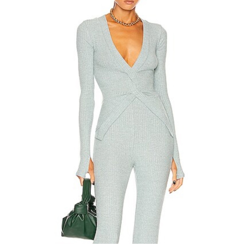 ALIX NYC Inez Top in Lagoon